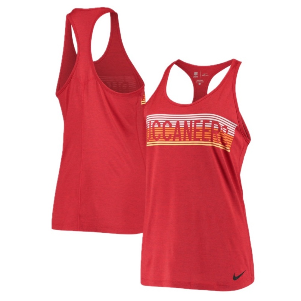 (SOLD) NIKE SIZE SMALL RED TAMPA BAY BUCCANEERS PERFORMANCE TANK TOP